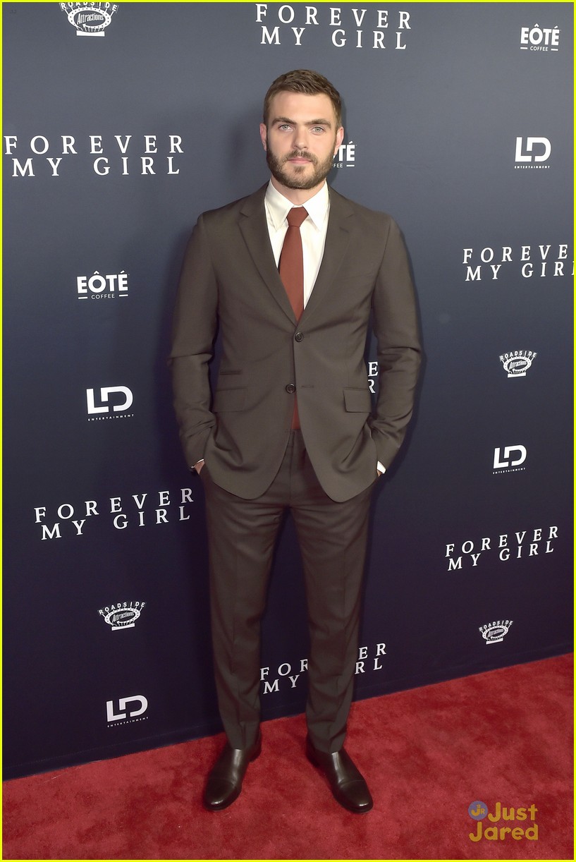 Alex Roe Suits Up For 'Forever My Girl' Premiere in LA