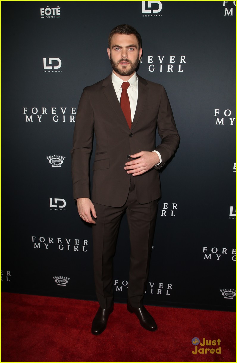 Alex Roe Suits Up For 'Forever My Girl' Premiere in LA