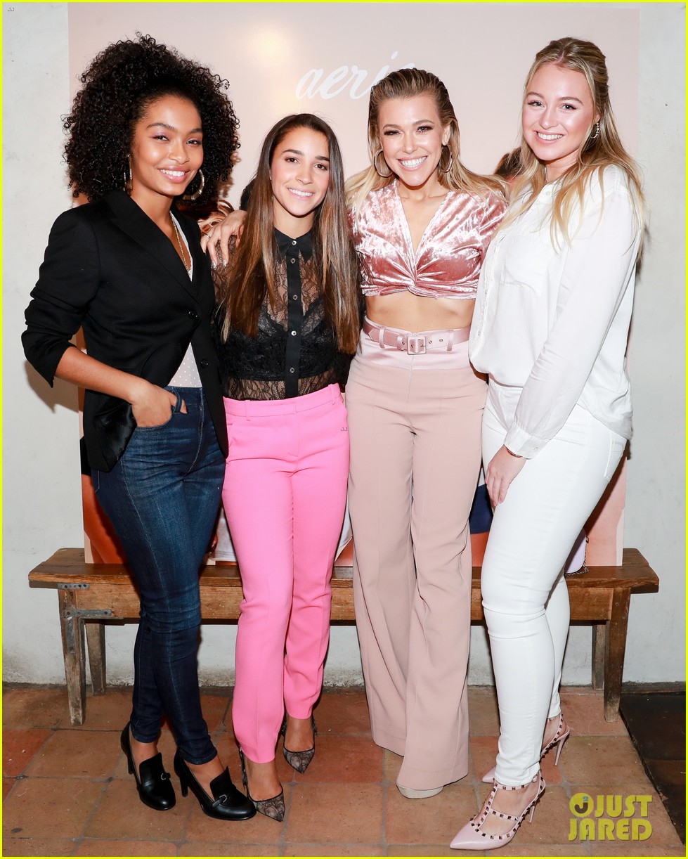 Aly Raisman & Yara Shahidi Celebrate Aerie Real Role Models Campaign