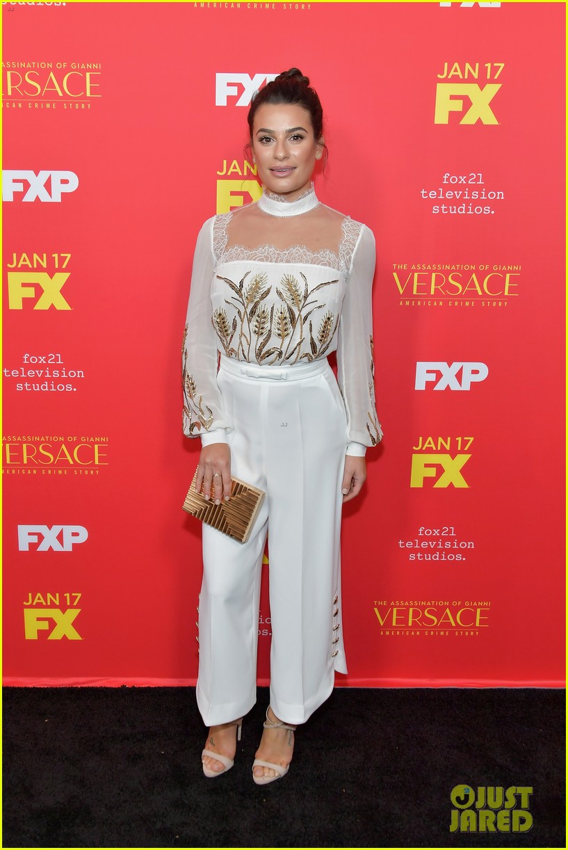 Lea Michele & Billie Lourd Have 'Scream Queens' Reunion at Darren Criss' 'Versace' Premiere