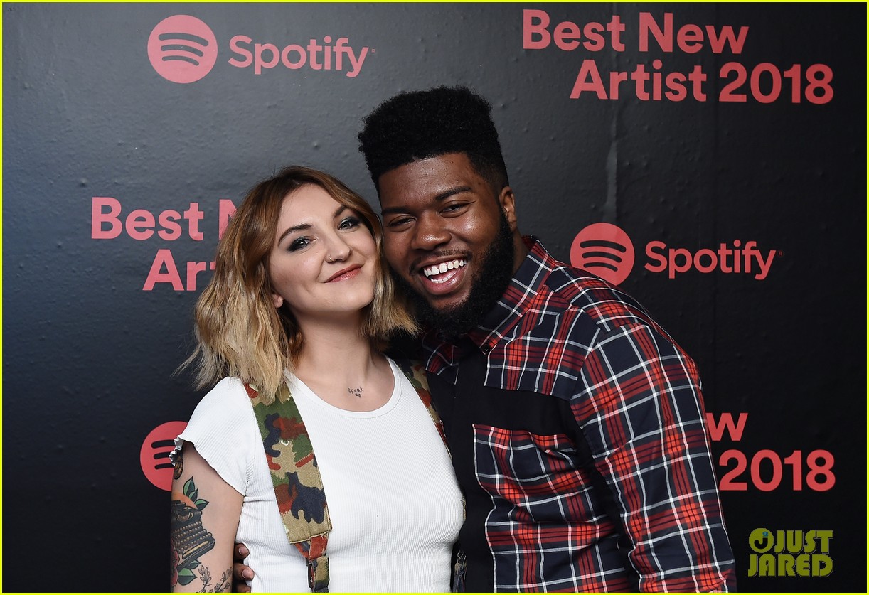 Ansel Elgort, Hailey Baldwin, & Normani Kordei Team Up for Spotify's Best New Artist Party