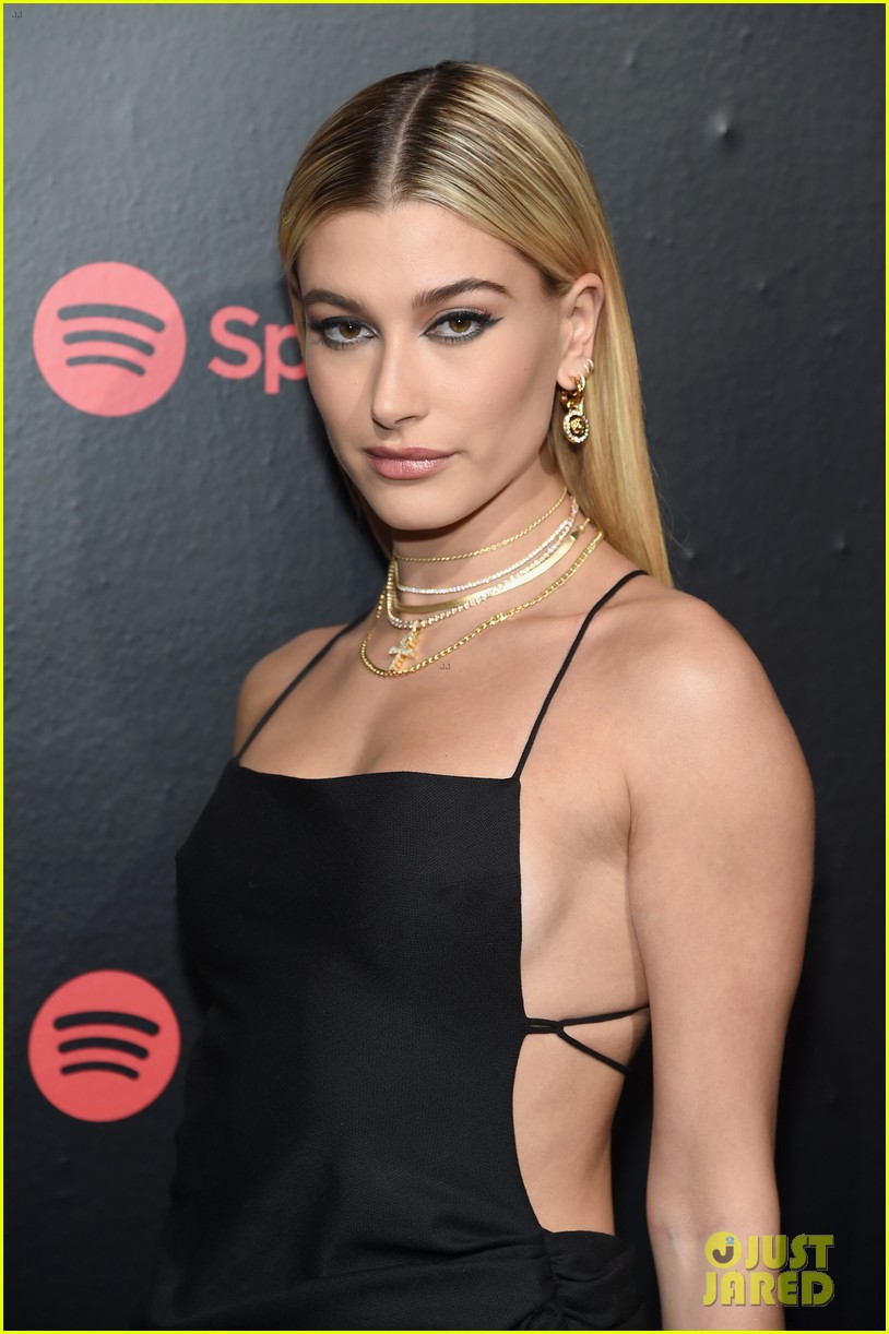 Ansel Elgort, Hailey Baldwin, & Normani Kordei Team Up for Spotify's Best New Artist Party