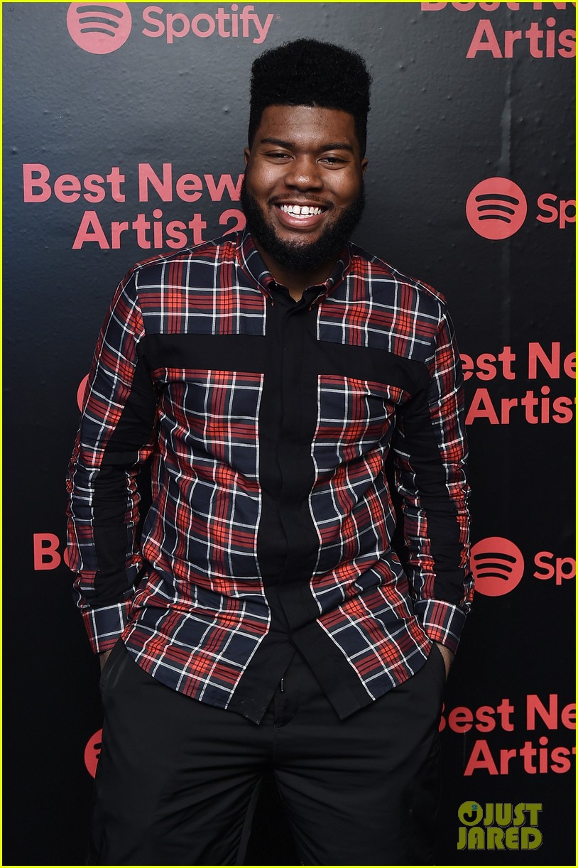 Ansel Elgort, Hailey Baldwin, & Normani Kordei Team Up for Spotify's Best New Artist Party