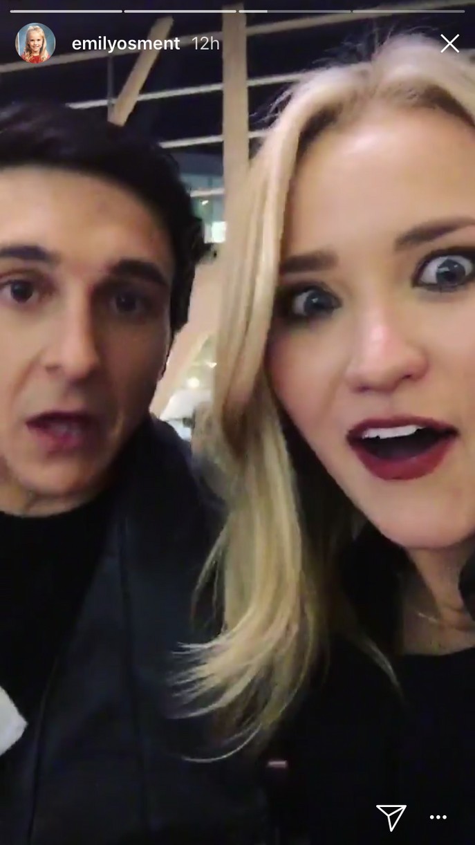 Emily Osment Stages 'Hannah Montana' Reunion with Mitchel Musso & Jason Earles