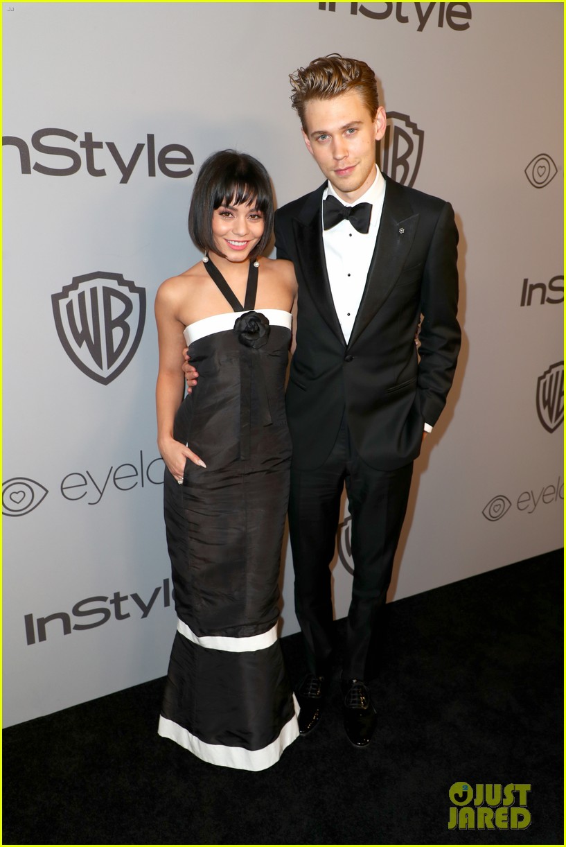 Vanessa Hudgens & Austin Butler Look So Cute at Golden Globes 2018 After Party!
