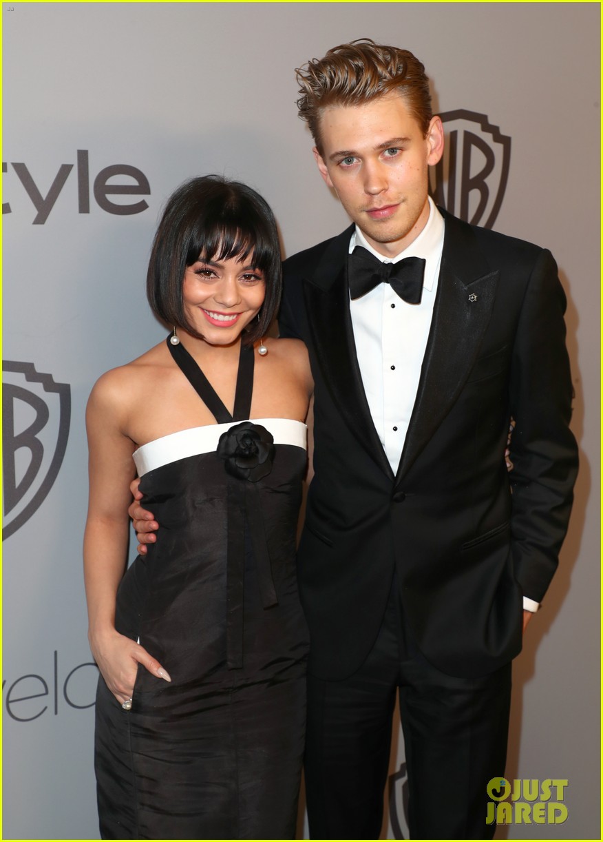 Vanessa Hudgens & Austin Butler Look So Cute at Golden Globes 2018 After Party!