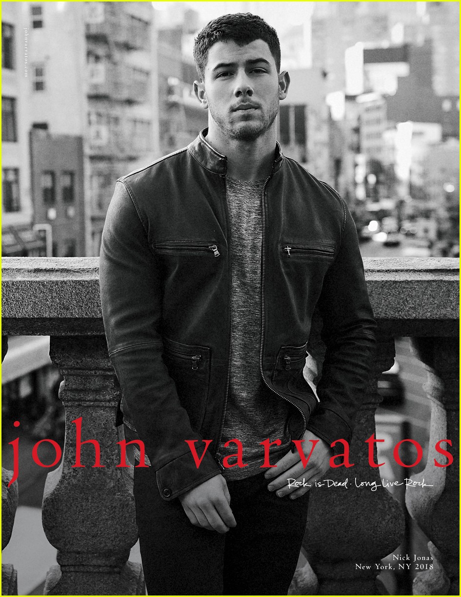 Nick Jonas is the Face of John Varvatos' New Campaign