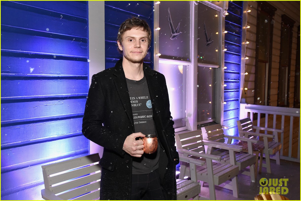 Evan Peters Debuts Movie at Sundance with Emma Roberts By His Side!