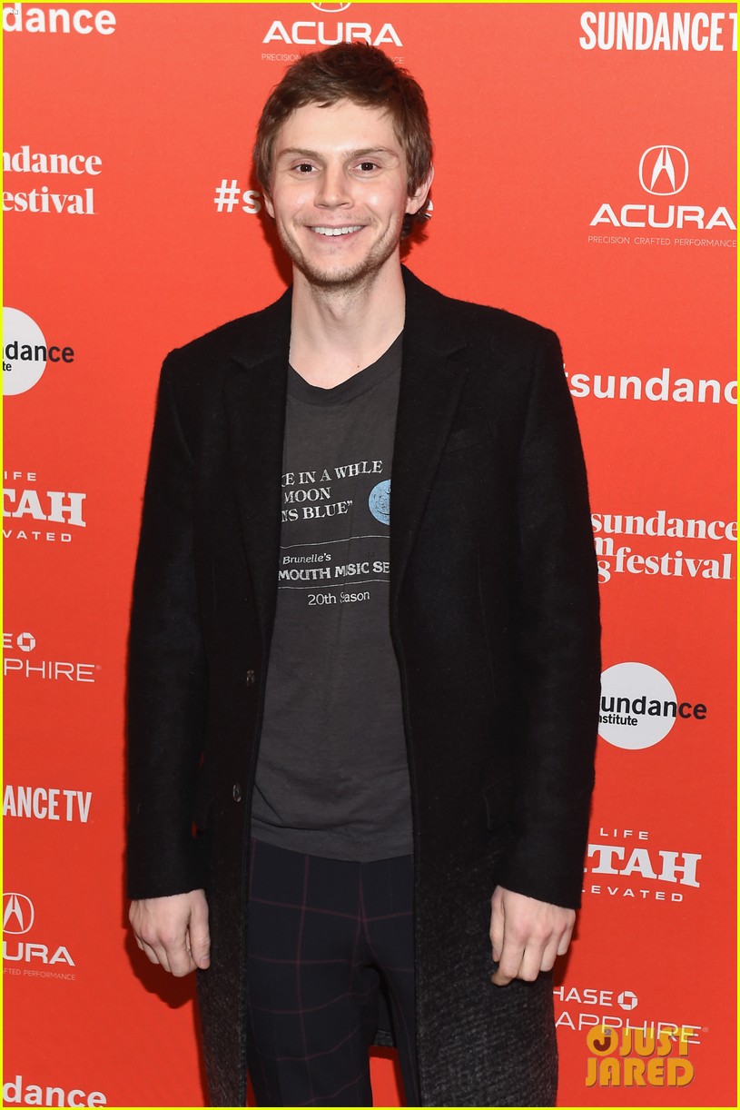Evan Peters Debuts Movie at Sundance with Emma Roberts By His Side!