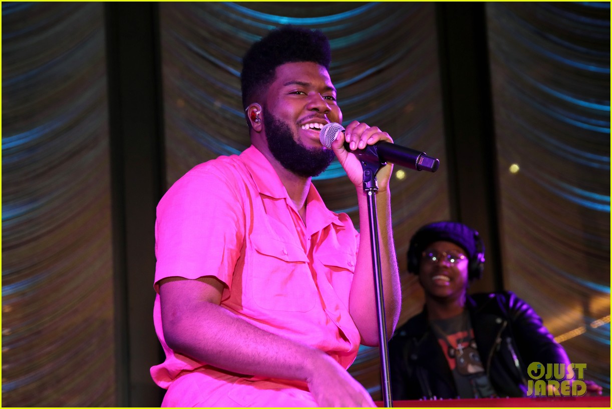 Sam Smith & Khalid Share a Hug at 'American Teen' Event