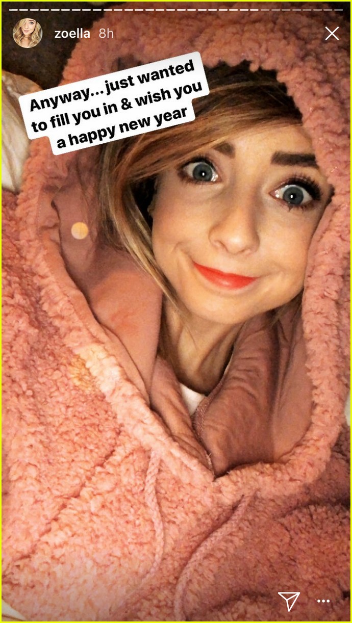 Zoella Returns From Internet Break After Holidays