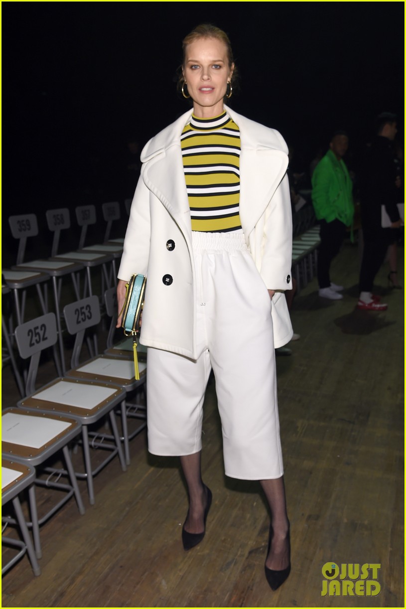 Bebe Rexha & Jasmine Sanders Watch Kaia Gerber Walk in Marc Jacobs Fashion Show