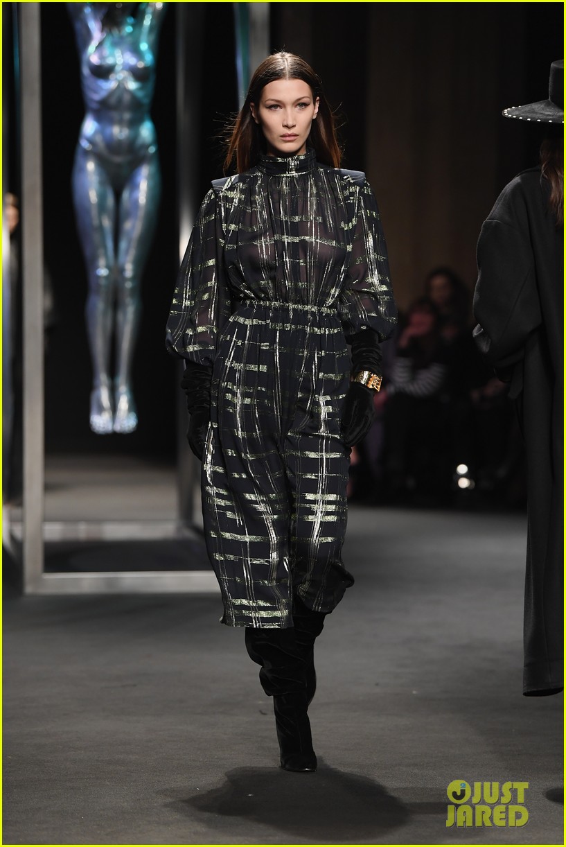Gigi & Bella Hadid Kick Off Milan Fashion Week In Alberta Ferretti Fashion Show