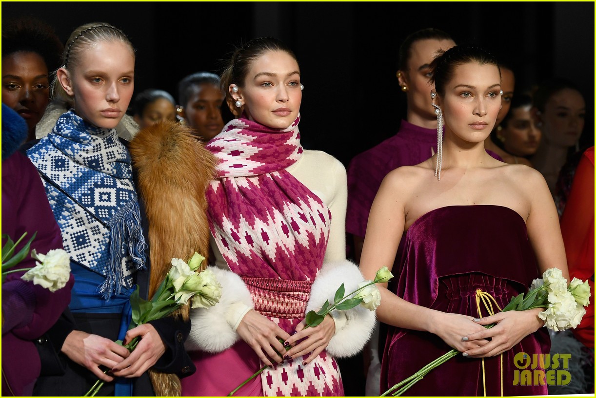 Gigi & Bella Hadid Make a Powerful Statement at Prabal Gurung's NYFW Show