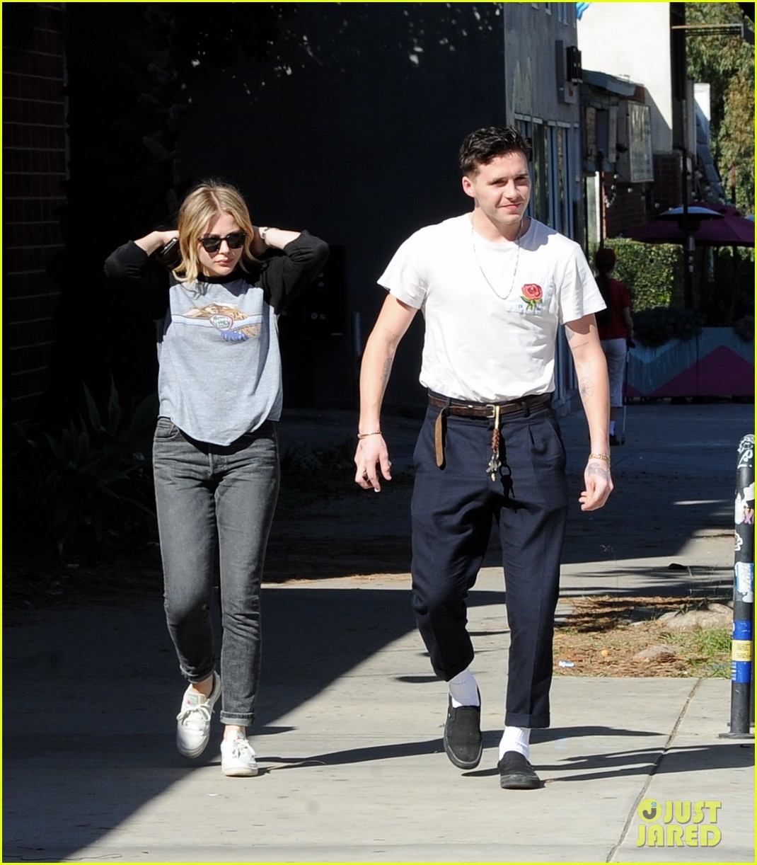 Brooklyn Beckham Joins Chloe Moretz for Super Bowl Sunday Lunch Date