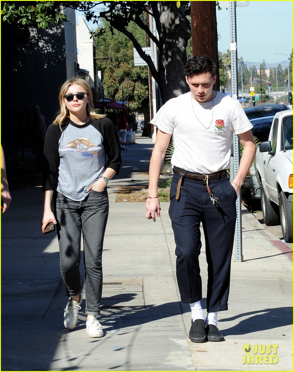 Brooklyn Beckham Joins Chloe Moretz for Super Bowl Sunday Lunch Date