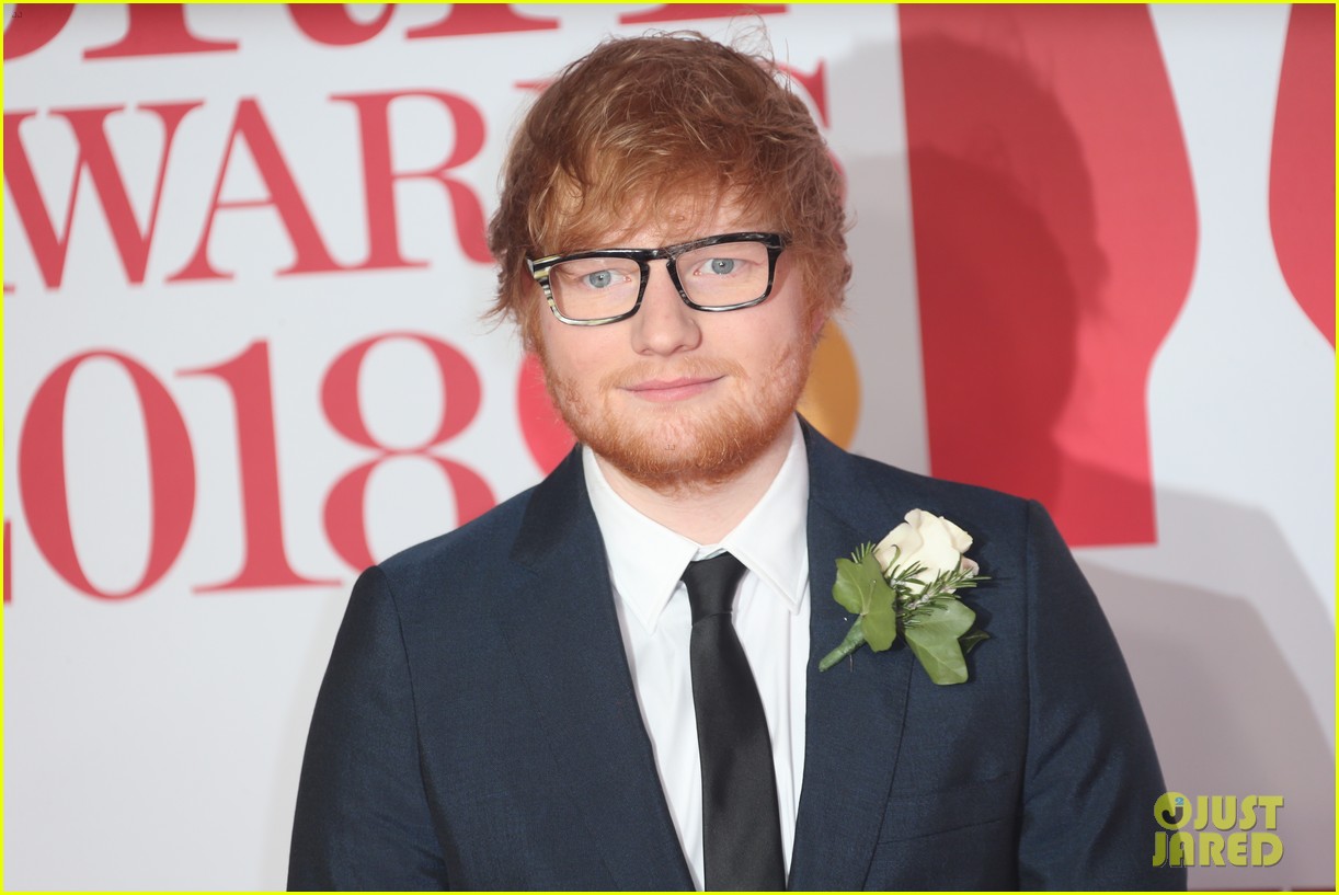 Ed Sheeran Sports Ring on That Finger at Brit Awards 2018
