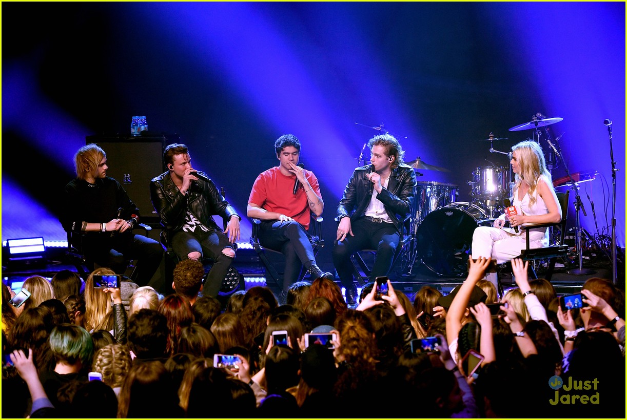 5 Seconds of Summer Perform at Fan Army Celebration Ahead of iHeartRadio Music Awards 2018