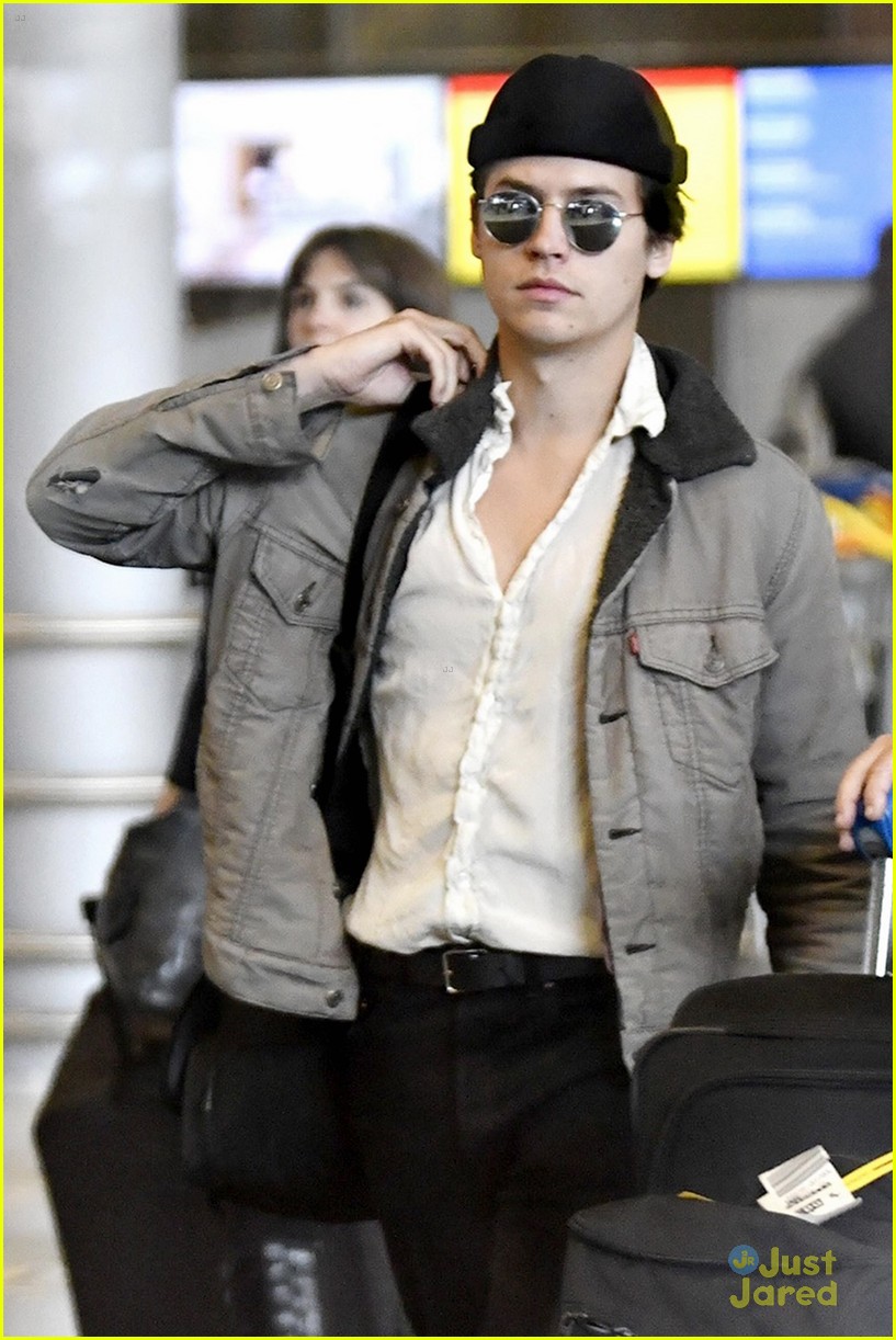 Cole Sprouse & Lili Reinhart Arrive in Paris Together After 'Riverdale' Wraps