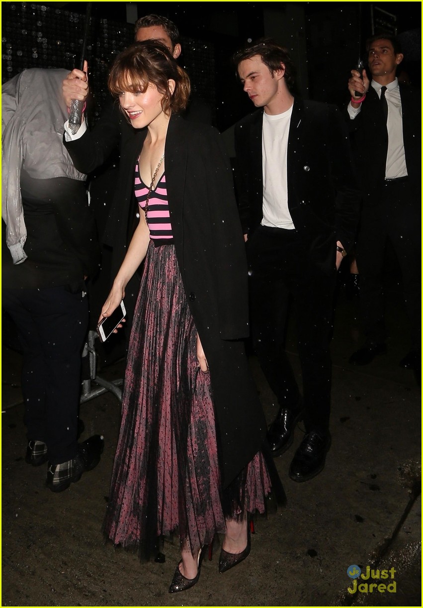 Stranger Things' Natalia Dyer & Charlie Heaton Shoot Down Break Up Rumors at Dior Addict Party