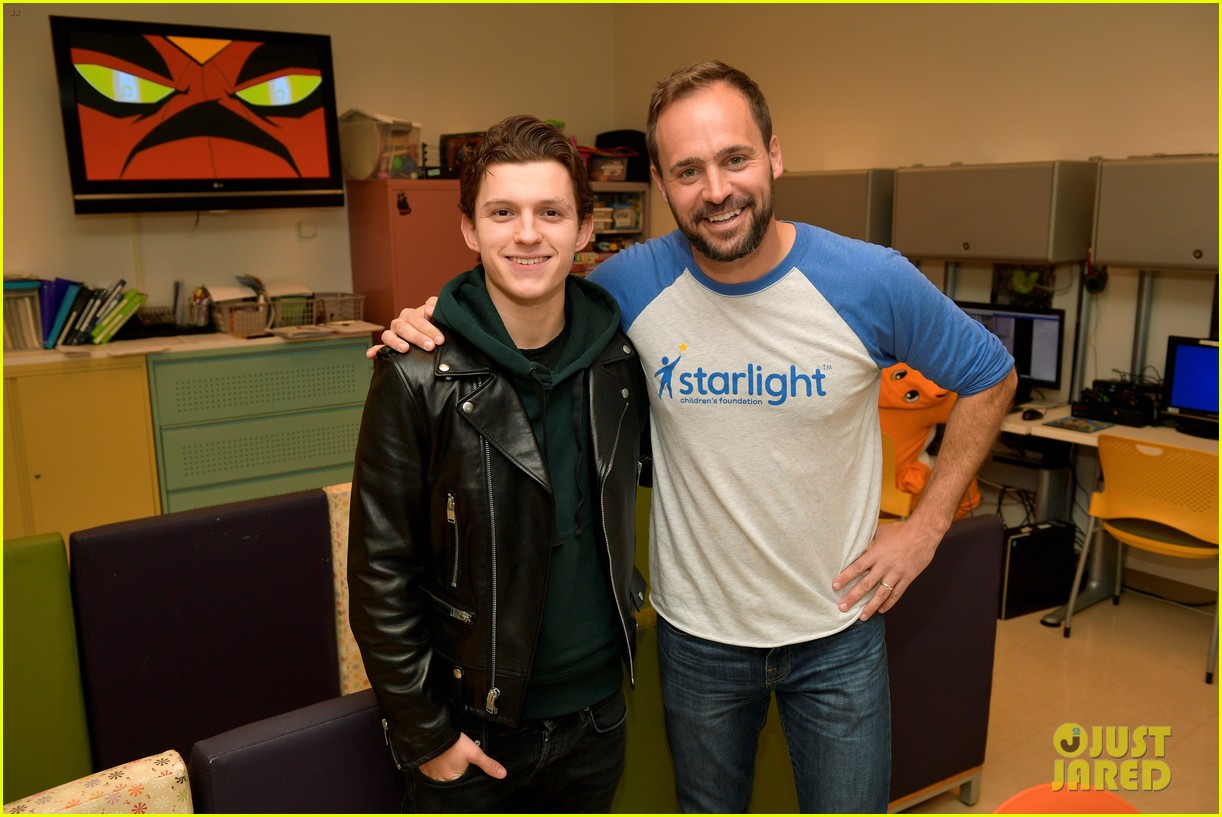 Tom Holland Brings Tons of Toys to Children's Hospital in LA!
