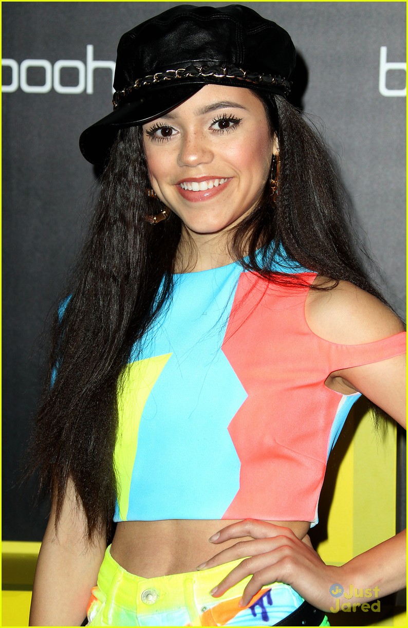 Jenna Ortega Rocks Bright & Fun Outfit For boohoo's Block Party