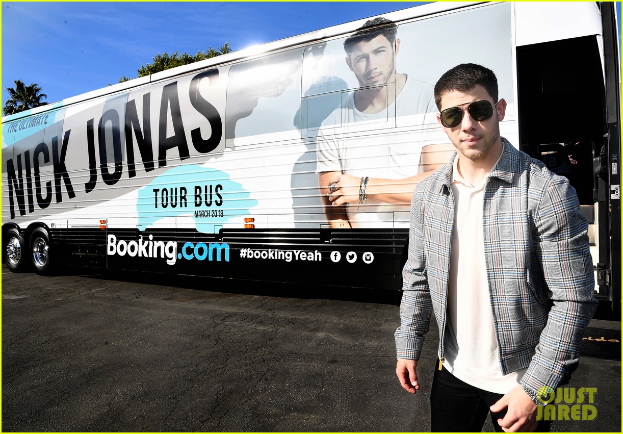 Nick Jonas is Showing Off His New Tour Bus!