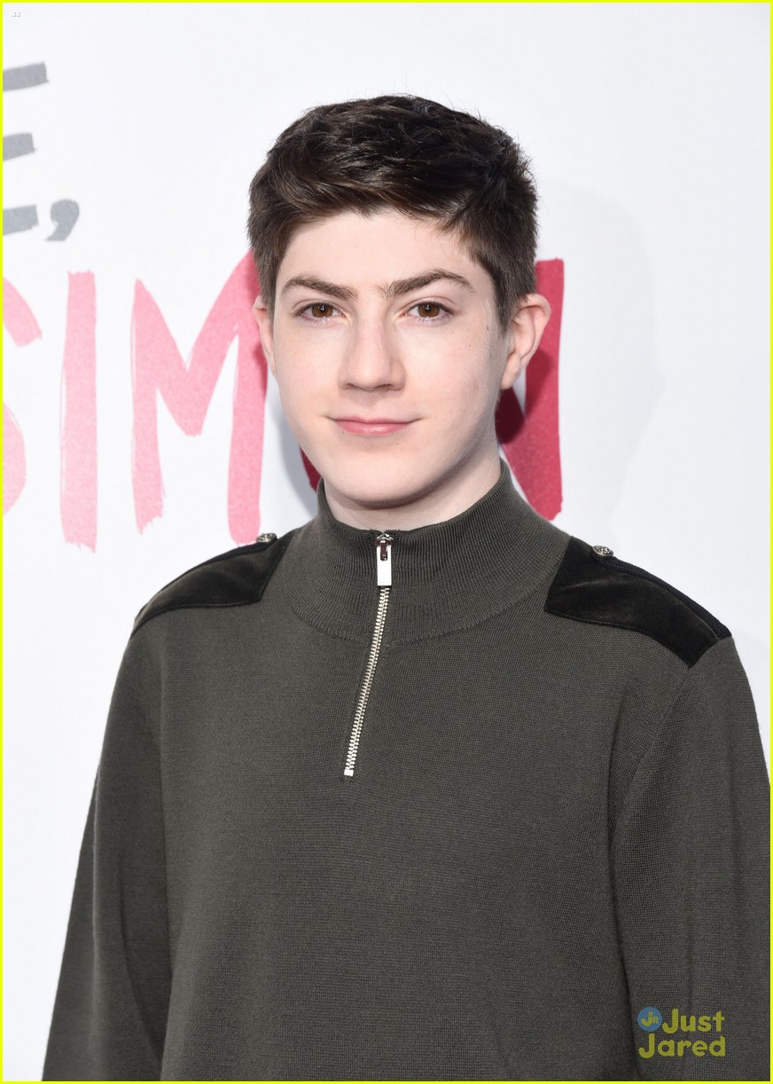 13 Reasons Why's Justin Prentice Supports Katherine Langford & Miles Heizer at 'Love, Simon' Premiere in LA