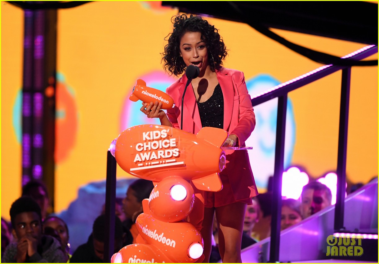 Liza Koshy Got Slimed TWICE at Kids' Choice Awards 2018! (Video)
