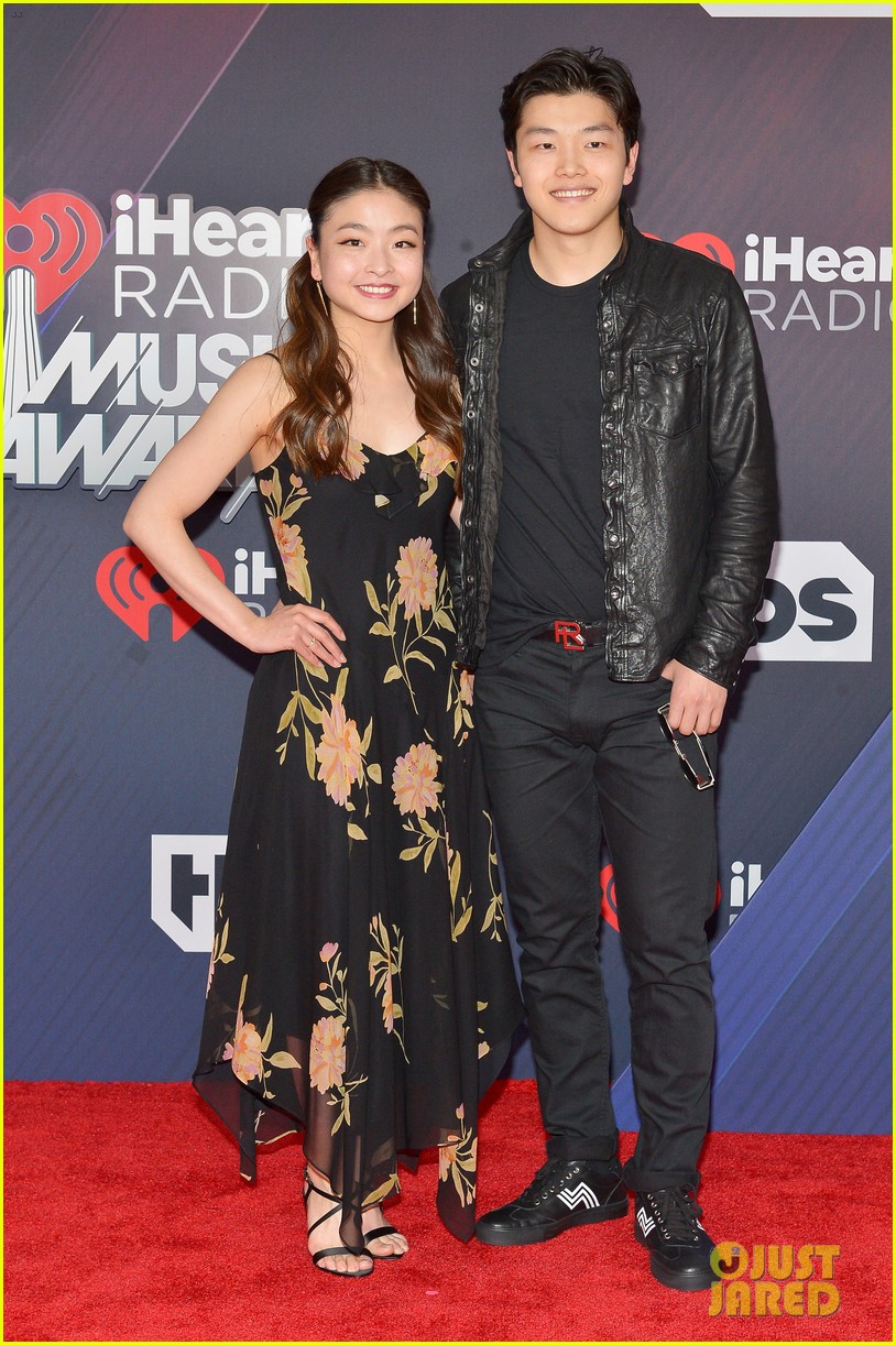 Olympians Maia & Alex Shibutani Arrive at iHeartRadio Music Awards 2018