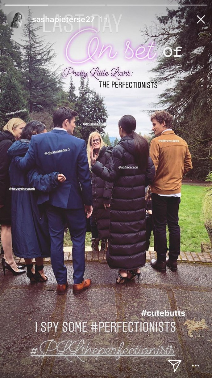 Sofia Carson & Sydney Park Are Almost Finished Filming 'The Perfectionists' Pilot!