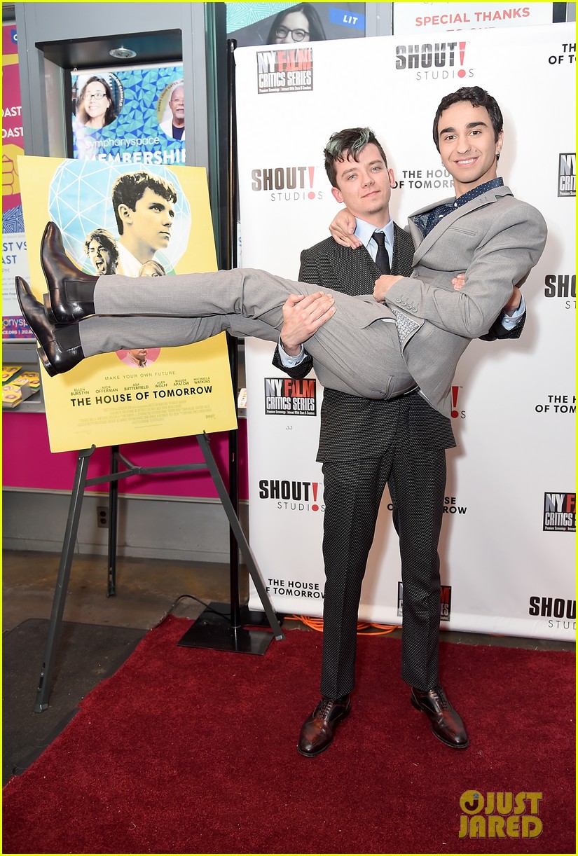 Alex Wolff Joins Asa Butterfield at 'The House Of Tomorrow' Premiere in NYC