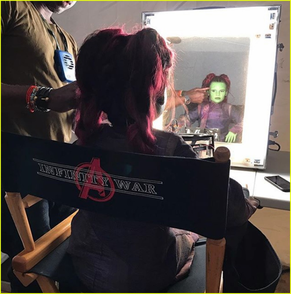 Ariana Greenblatt Shares Behind-the-Scenes Photos From 'Avengers'