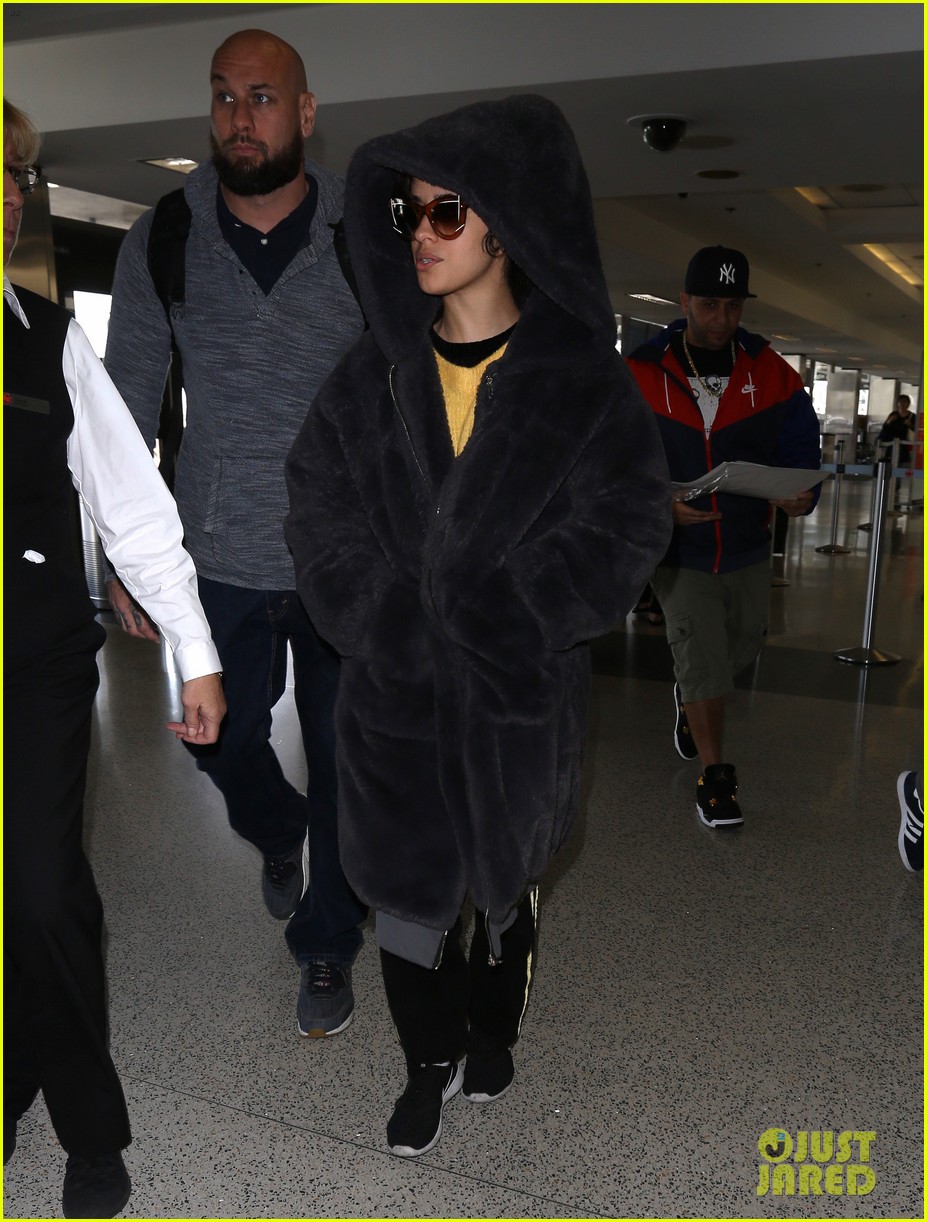 Camila Cabello & Her Mom Strike Poses for Photographers at the Airport!