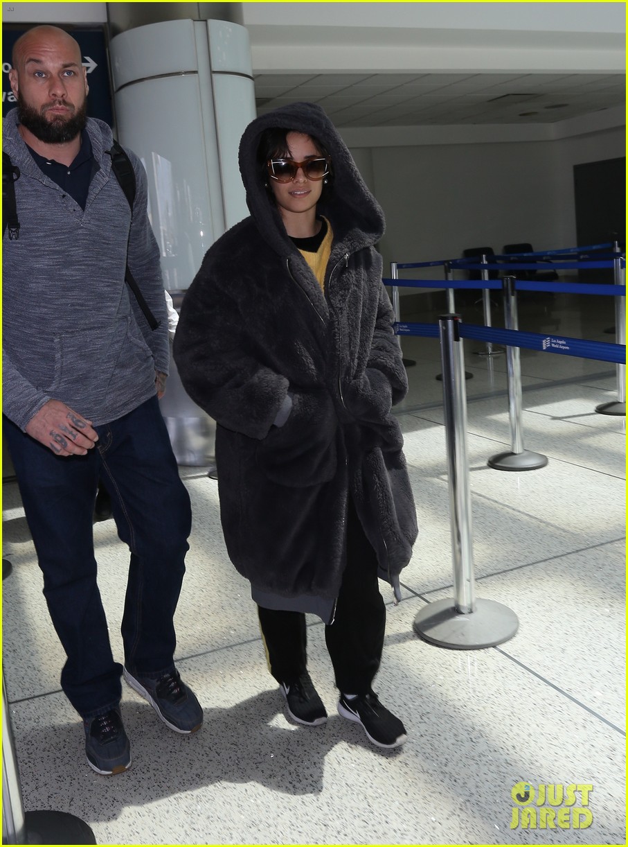 Camila Cabello & Her Mom Strike Poses for Photographers at the Airport!