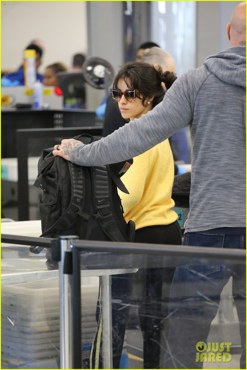 Camila Cabello & Her Mom Strike Poses for Photographers at the Airport!