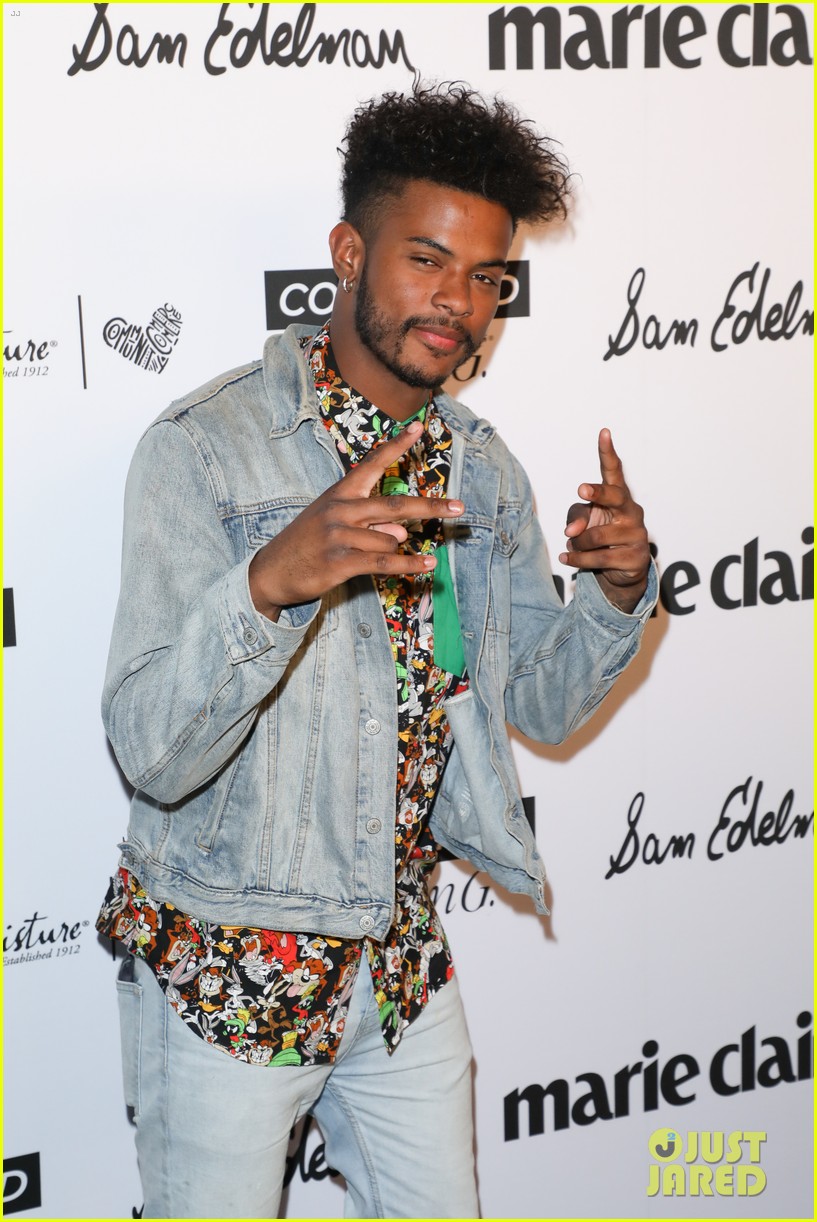 Francia Raisa & Emily Arlook Support Yara Shahidi at 'Marie Claire' Fresh Faces Celebration