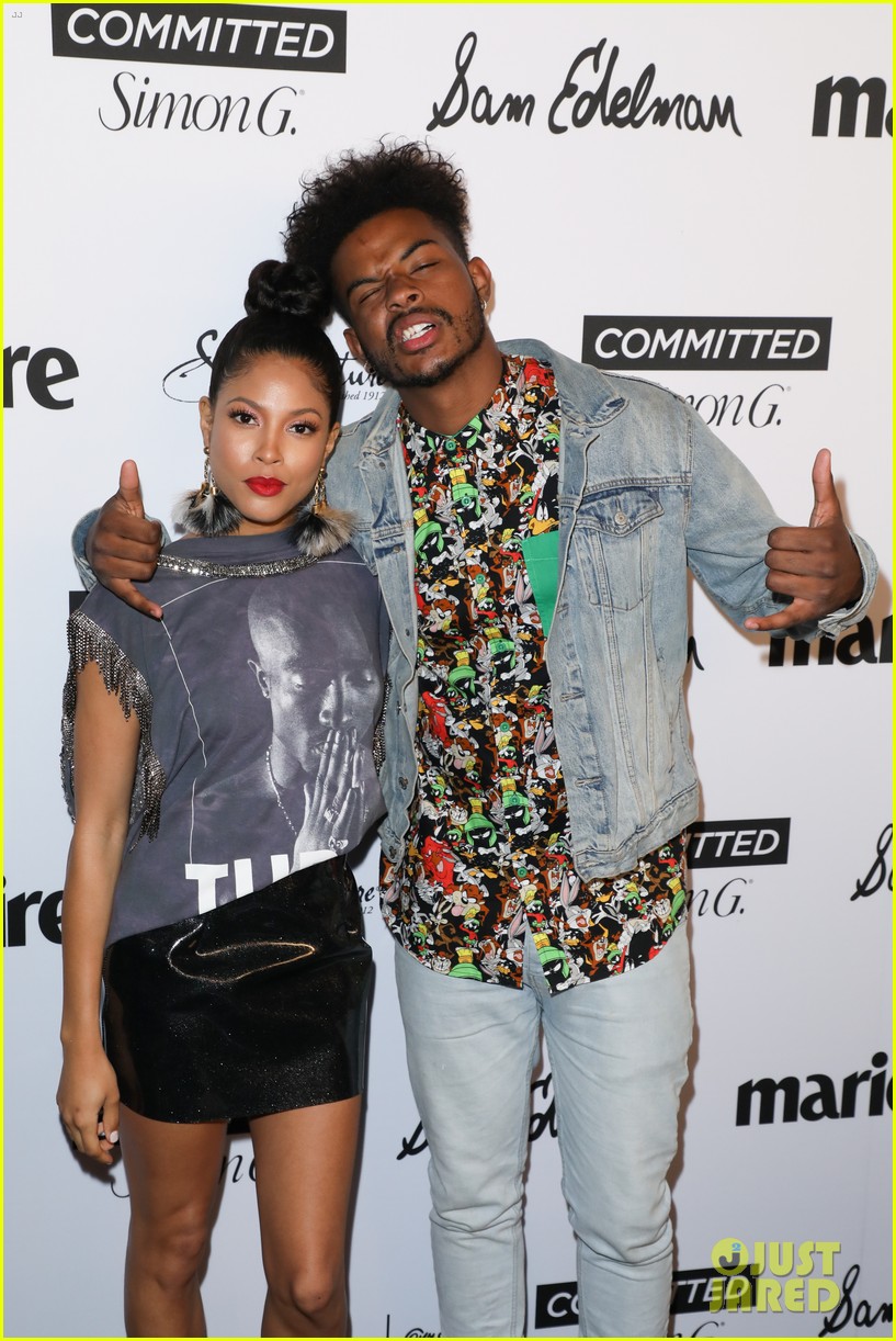Francia Raisa & Emily Arlook Support Yara Shahidi at 'Marie Claire' Fresh Faces Celebration