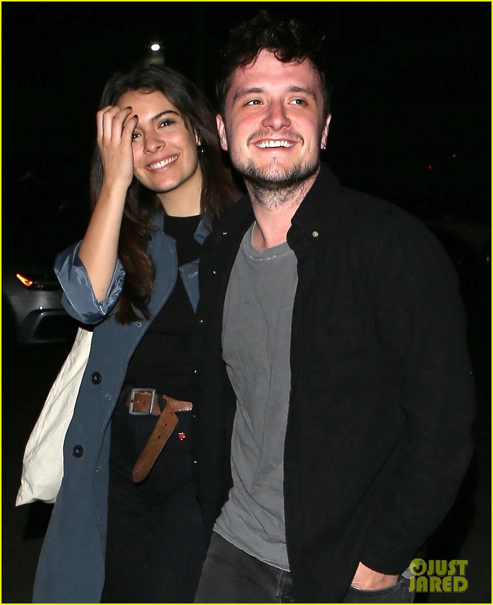 Josh Hutcherson & Claudia Traisac Couple Up for a Comedy Show