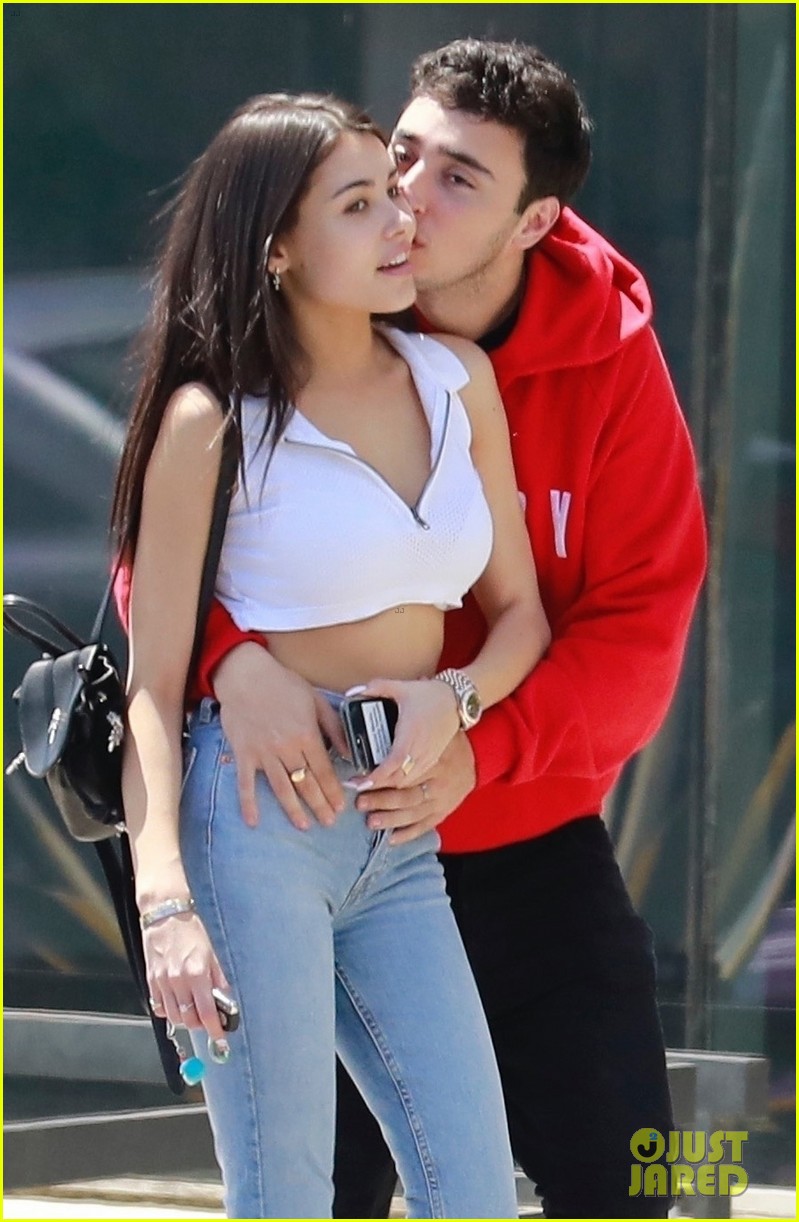 Madison Beer Gets a Kiss From Boyfriend Zack Bia During Lunch Date!