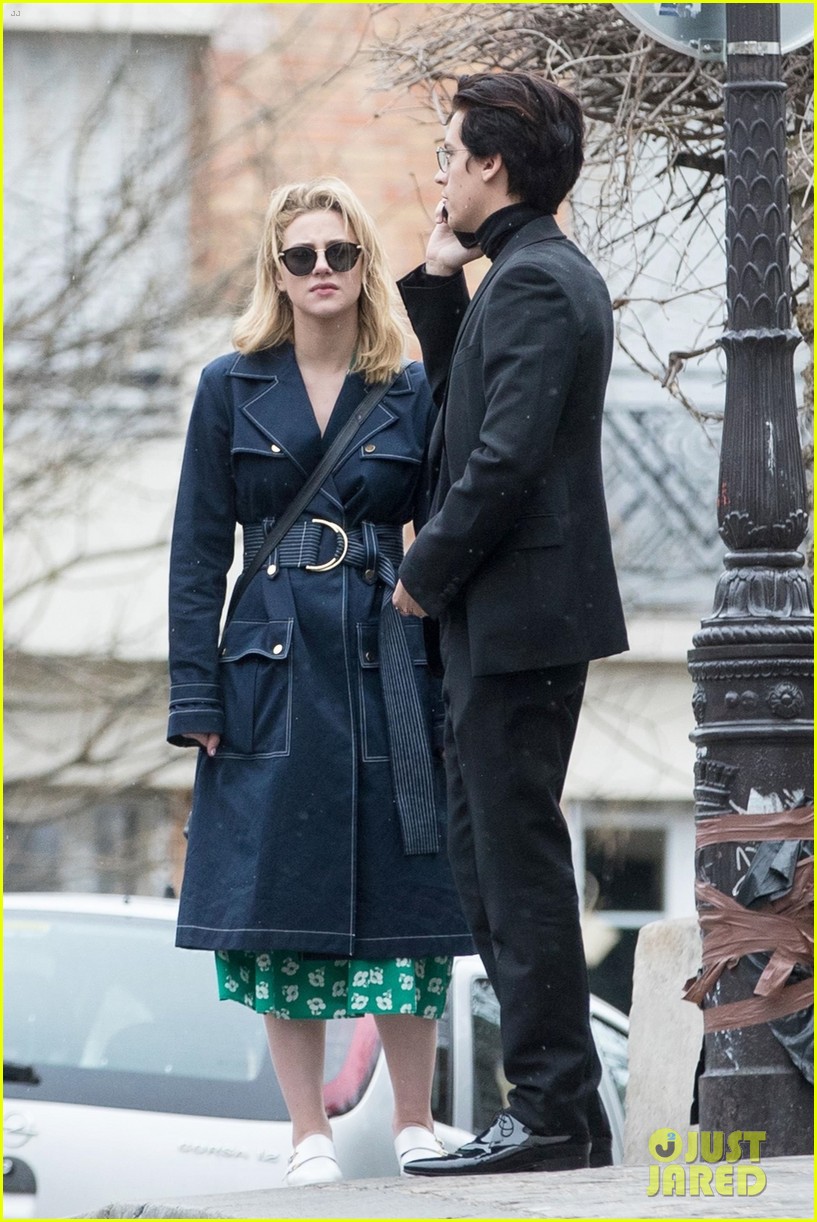 Cole Sprouse & Lili Reinhart Seal it with a Kiss in Paris!