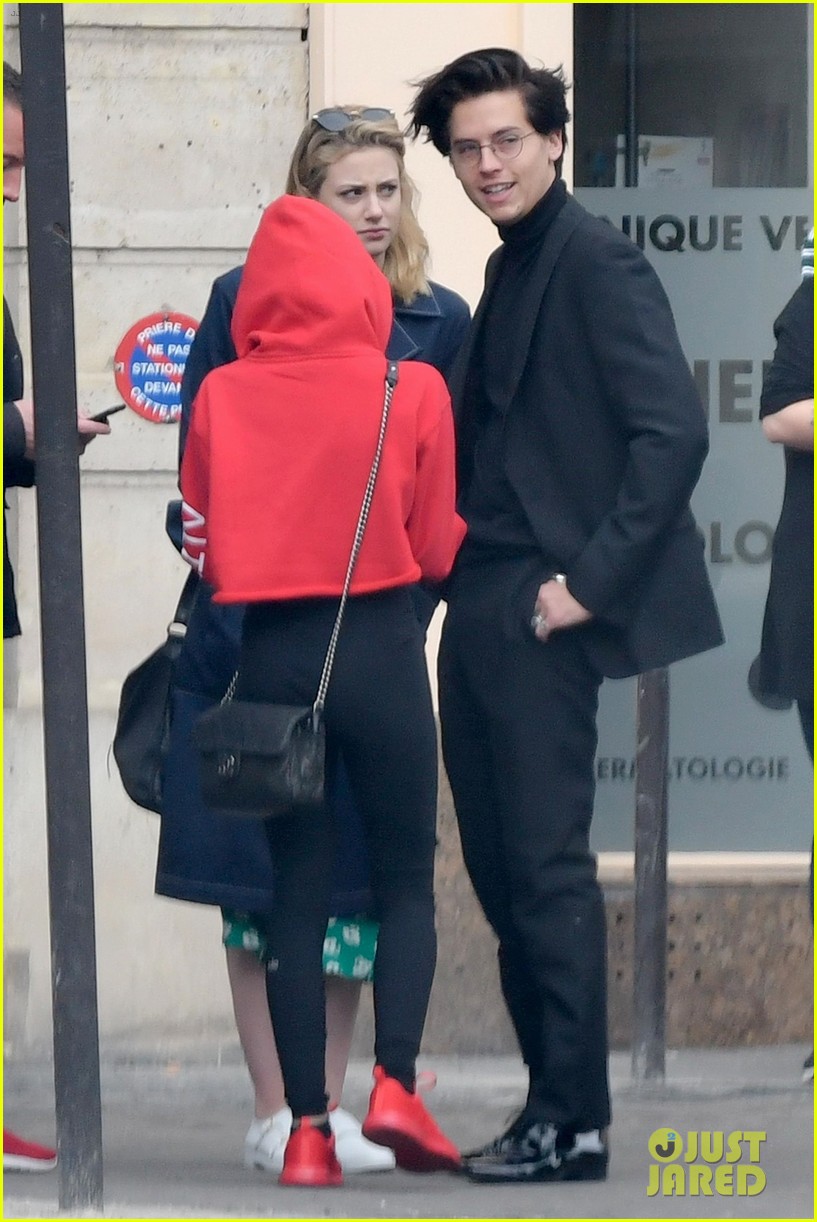 Cole Sprouse & Lili Reinhart Seal it with a Kiss in Paris!