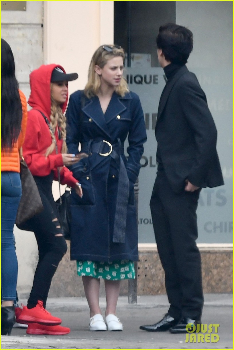 Cole Sprouse & Lili Reinhart Seal it with a Kiss in Paris!