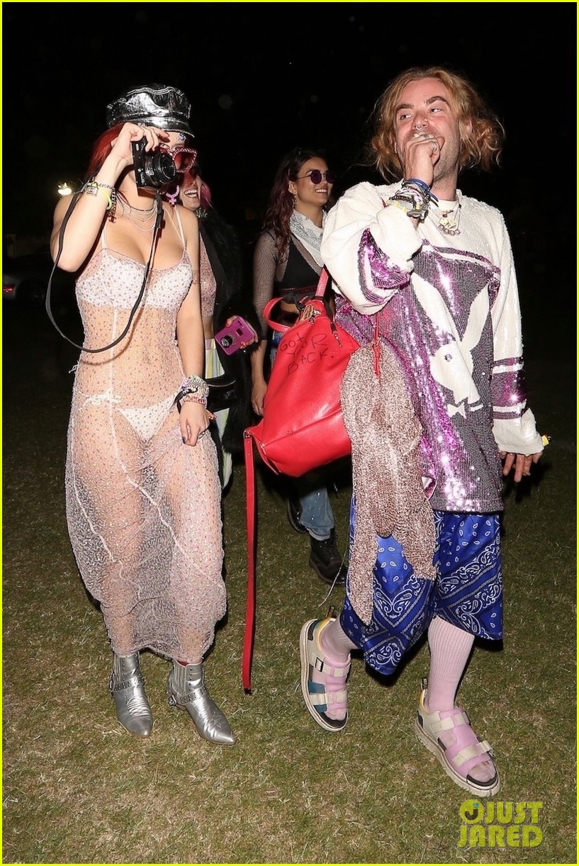 Bella Thorne Wears Body-Baring Dress at Coachella with Boyfriend Mod Sun