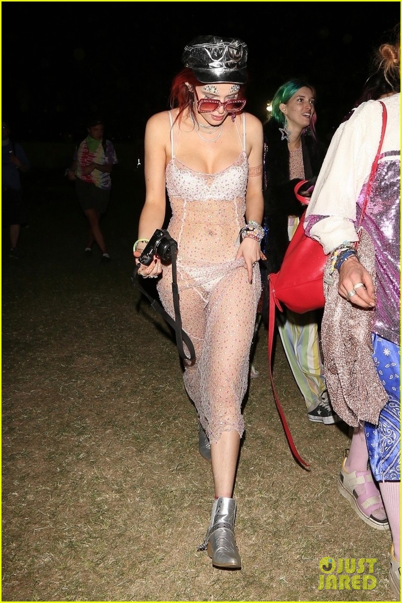 Bella Thorne Wears Body-Baring Dress at Coachella with Boyfriend Mod Sun