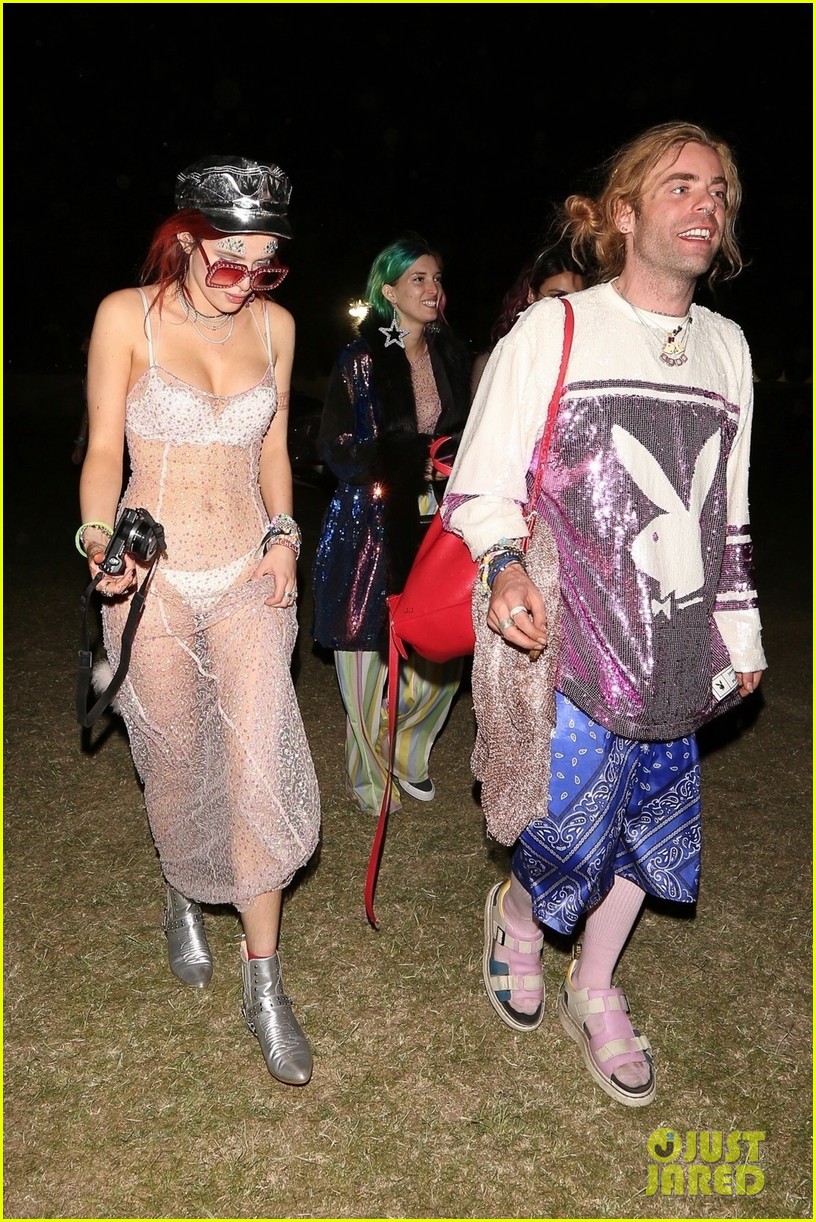 Bella Thorne Wears Body-Baring Dress at Coachella with Boyfriend Mod Sun