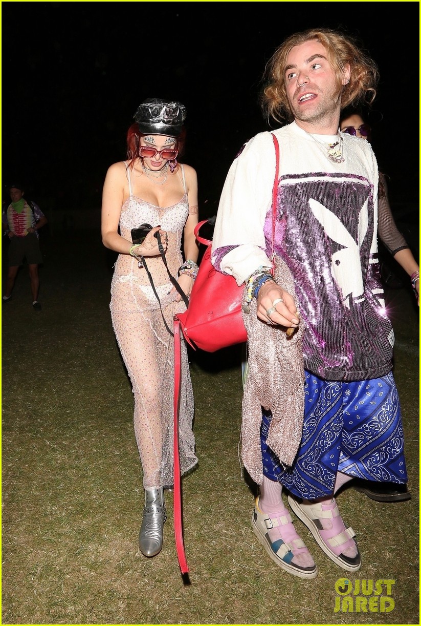 Bella Thorne Wears Body-Baring Dress at Coachella with Boyfriend Mod Sun