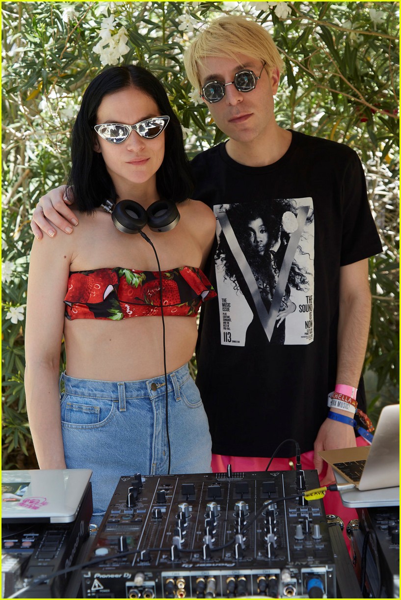 Dove Cameron & Tommy Dorfman Party at Coachella's 'V House'!