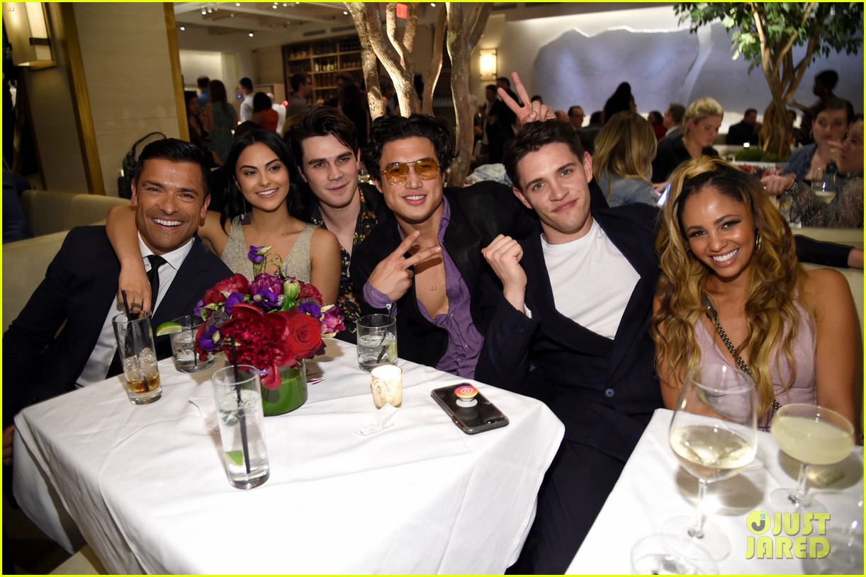 KJ Apa & Camila Mendes Strike a Pose at The CW Upfront Party 2018!