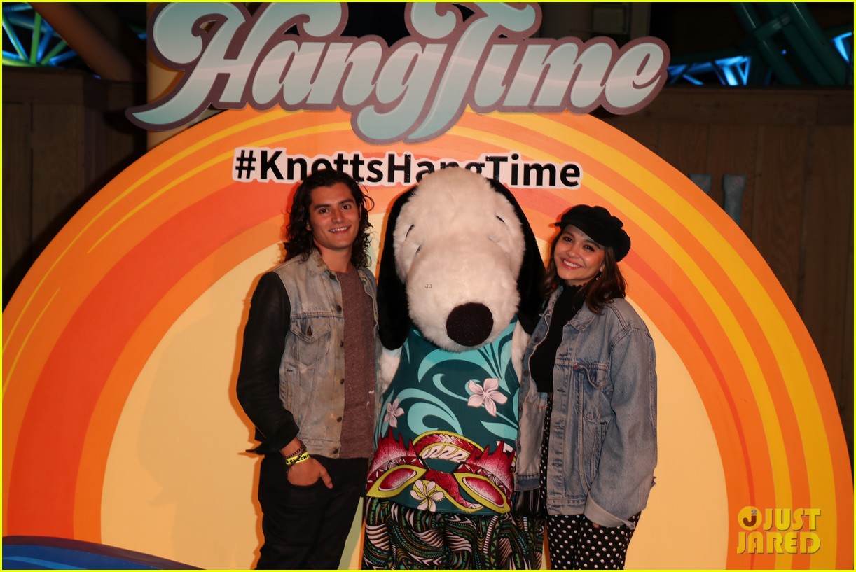 Daniella Perkins & Niki Koss Try Out New HangTime Ride at Knott's Berry Farm